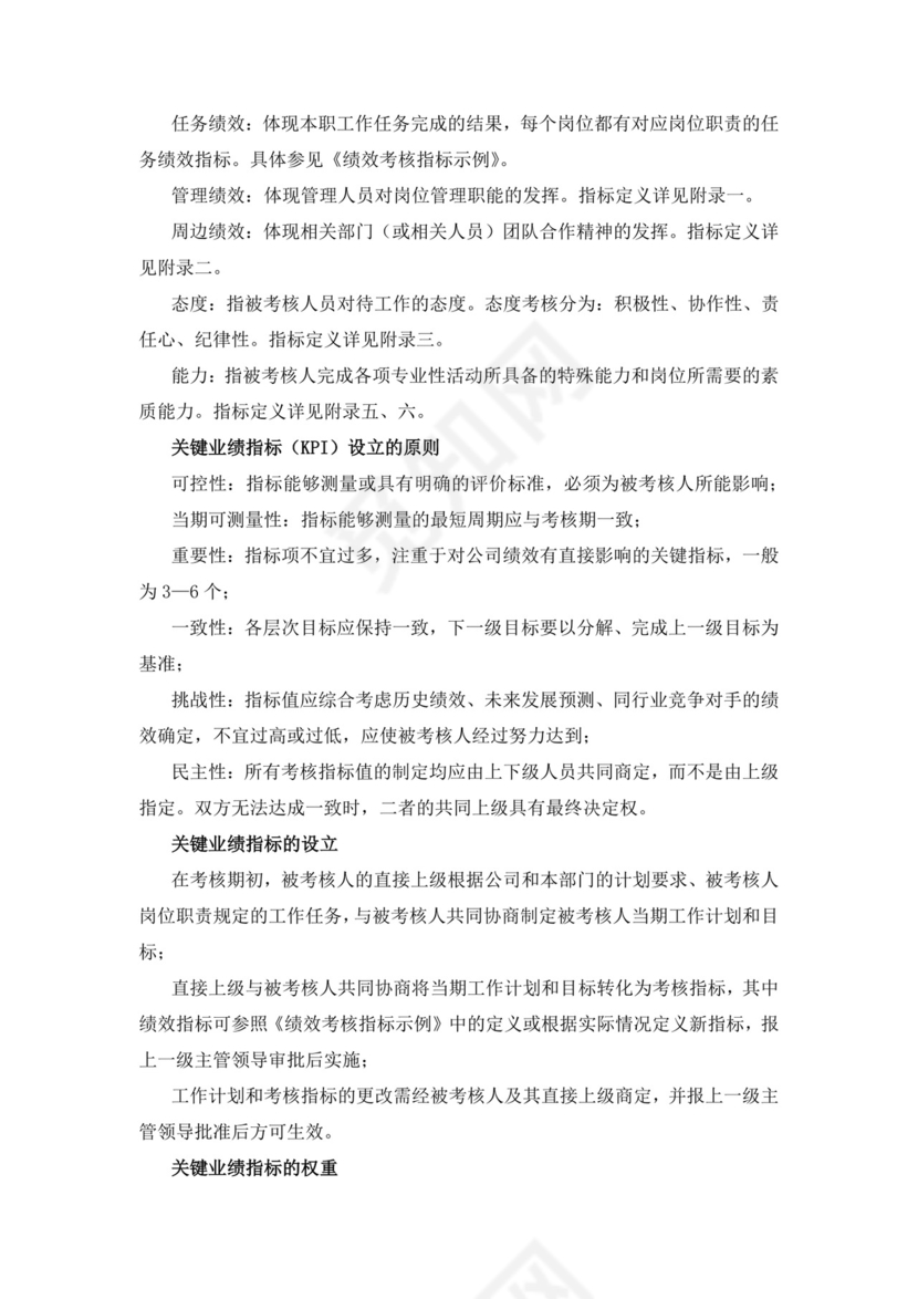 白色简洁绩效考核与薪酬方案公司企业绩效考核模板