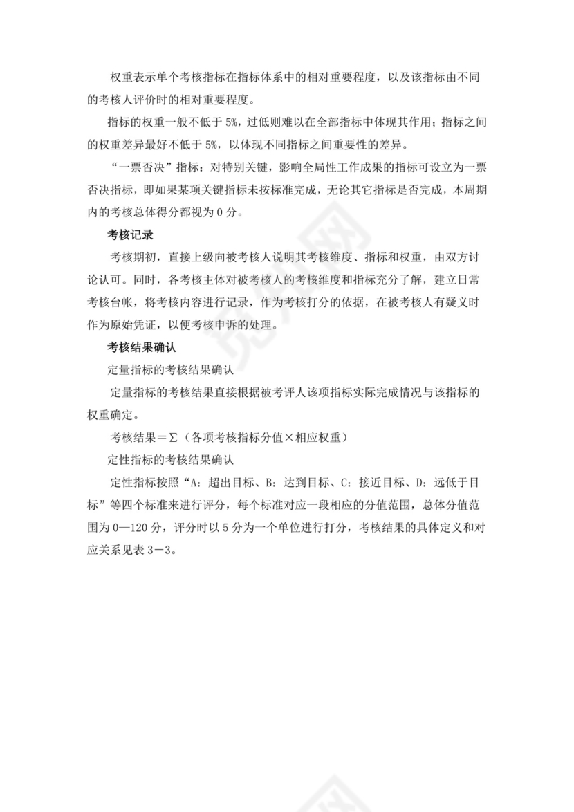 白色简洁绩效考核与薪酬方案公司企业绩效考核模板