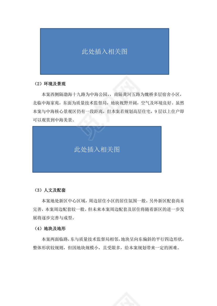 项目前期策划及可行性分析报告