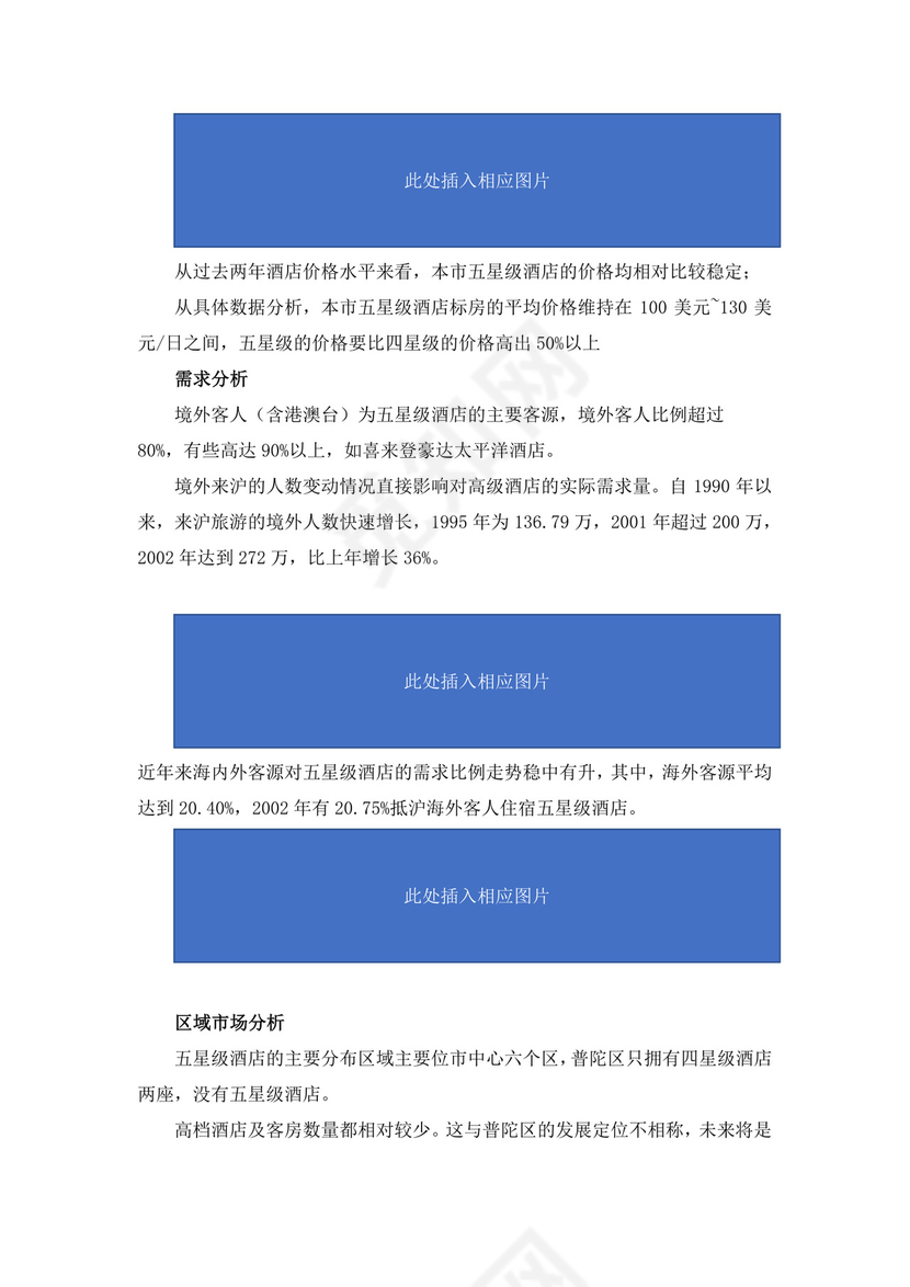 咨询公司的酒店项目可行性分析报告