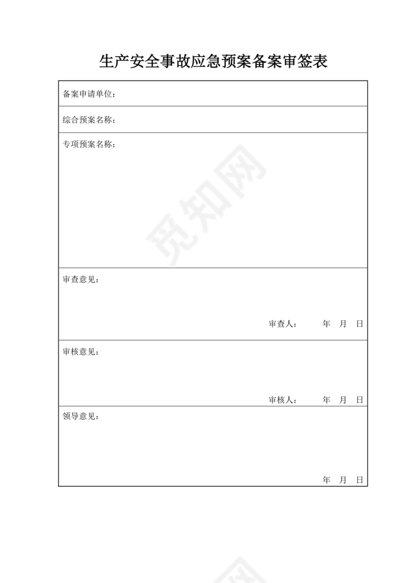 白色简洁生产安全事故应急预案工程生产安全应急预案模板