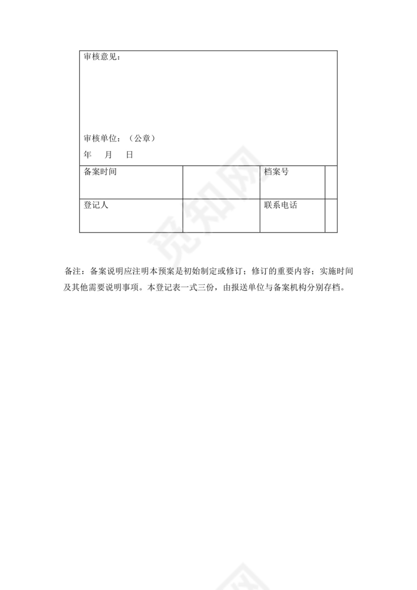 单位地震应急预案范文