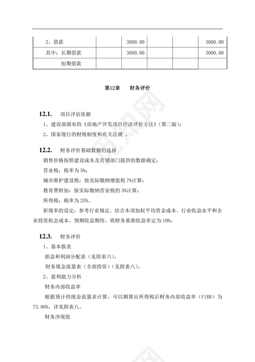 白色简约房地产项目可行性研究报告房地产开发项目可行性研究报告
