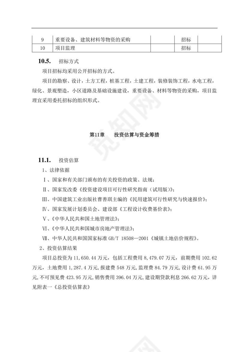 白色简约房地产项目可行性研究报告房地产开发项目可行性研究报告