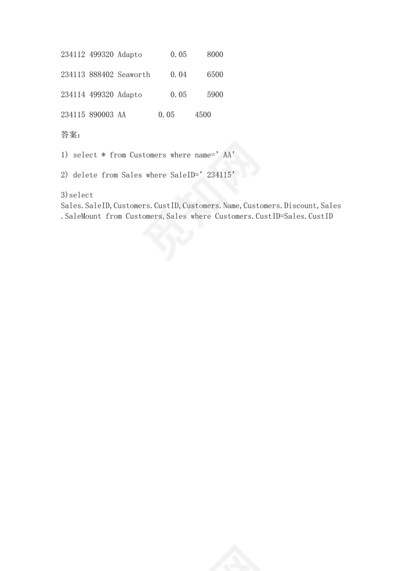 白色简洁软件测试面试题公司部门职位入职面试题模板