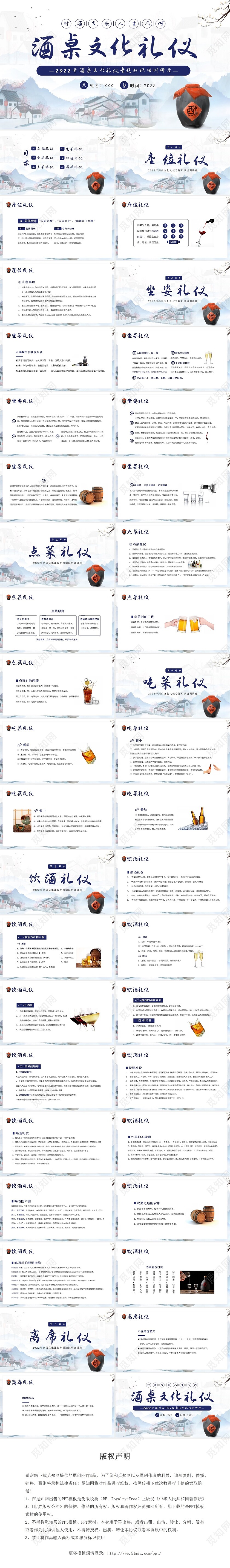 2022年酒桌文化礼仪知识讲座PPT课件