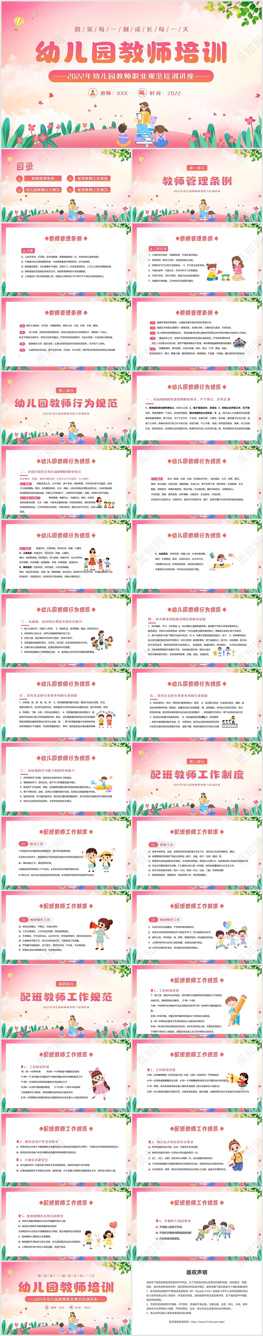 2022年幼儿园教师职业规范培训讲座PPT课件幼儿园教师培训