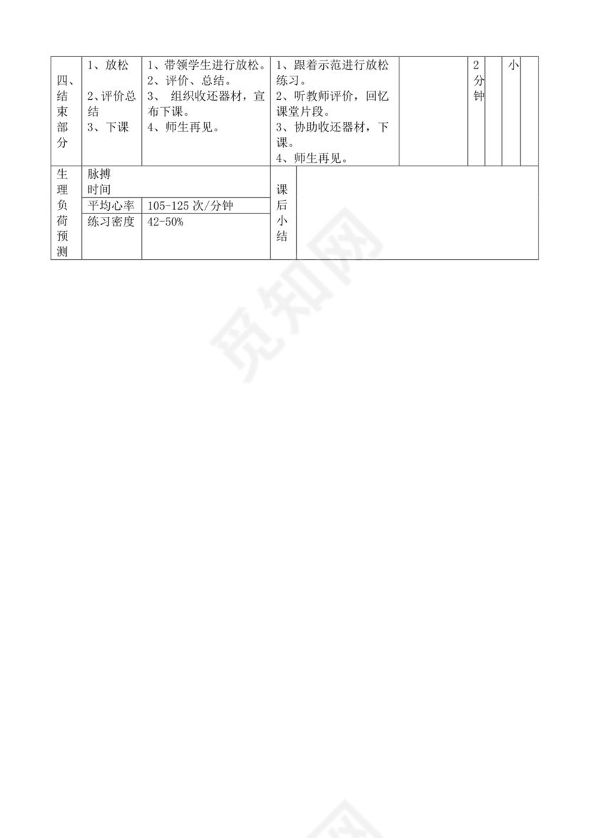 白色简洁蹲踞式跳远教案体育运动活动教学教案模板
