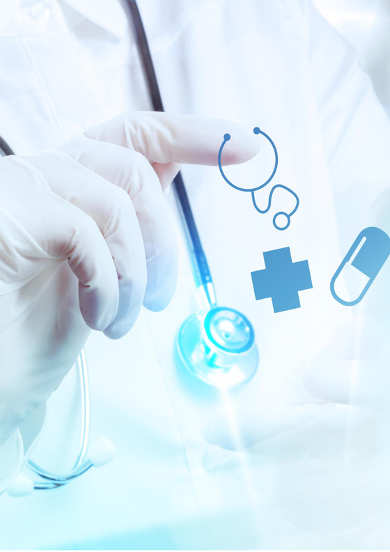 蓝色简约影像医生简历医学生求职简历