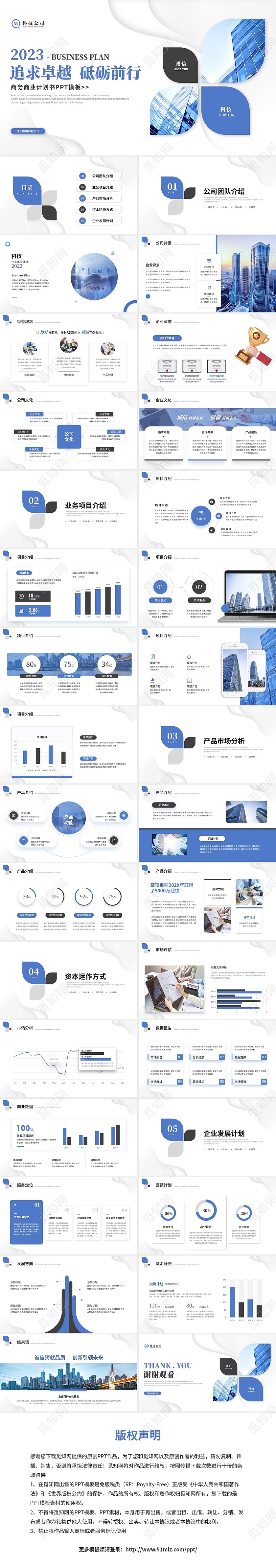 简约微粒体商业计划书公司介绍产品介绍企业宣传ppt模板