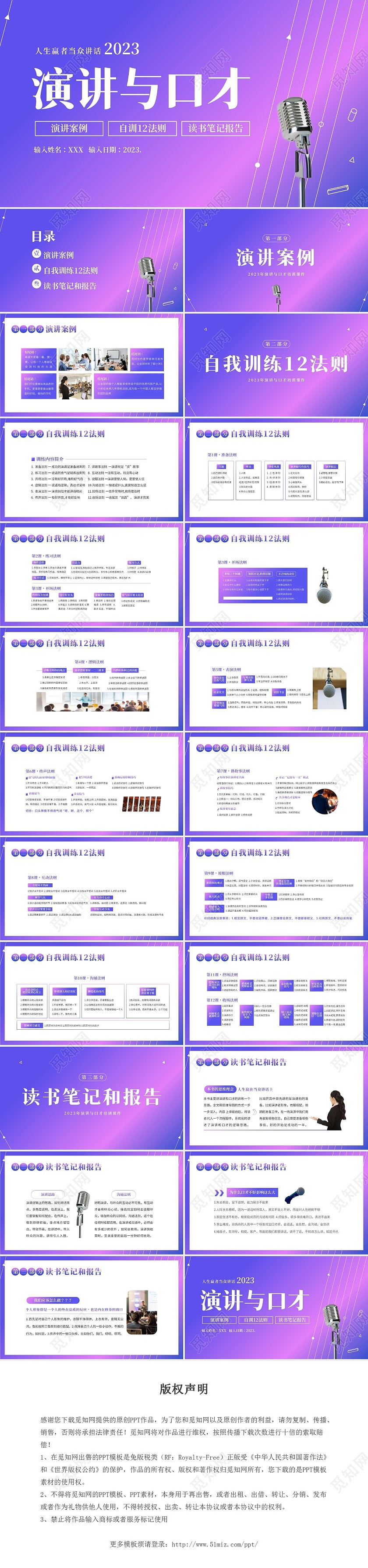2023年演讲与口才商务演讲培训PPT课件