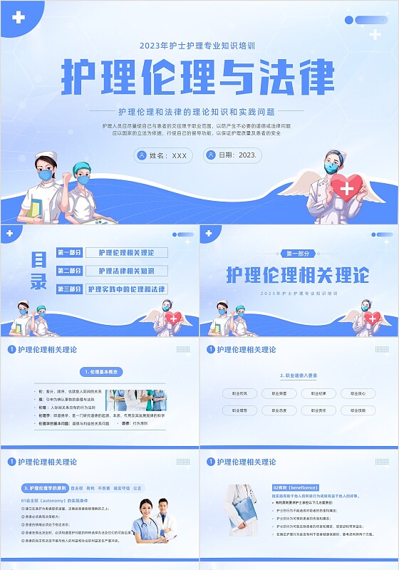 2023年护理伦理与法律法规医院医生护士护理培训PPT课件护理查房