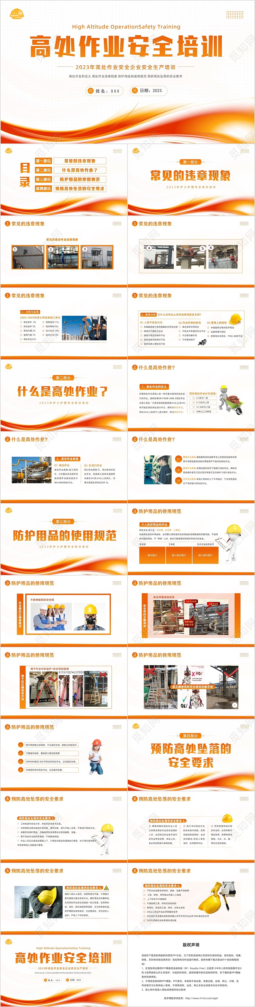 2023年高处作业安全培训安全生产培训PPT课件