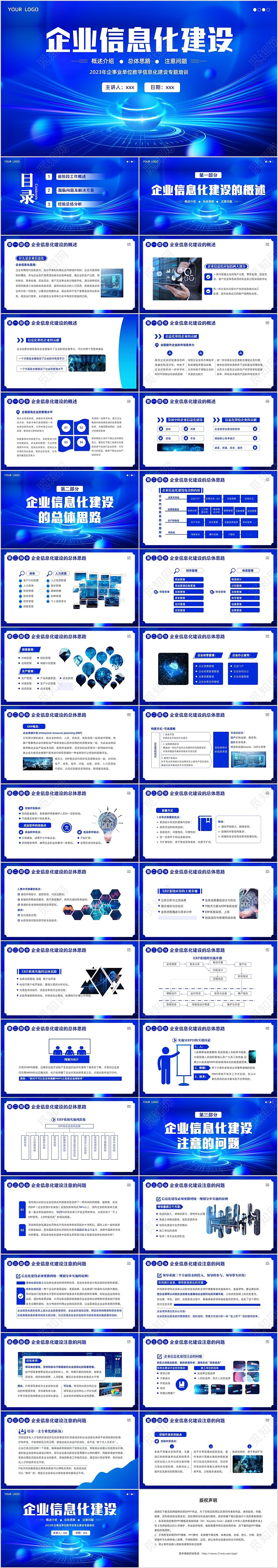 2023年企业信息化建设网络安全数据数字化知识PPT课件