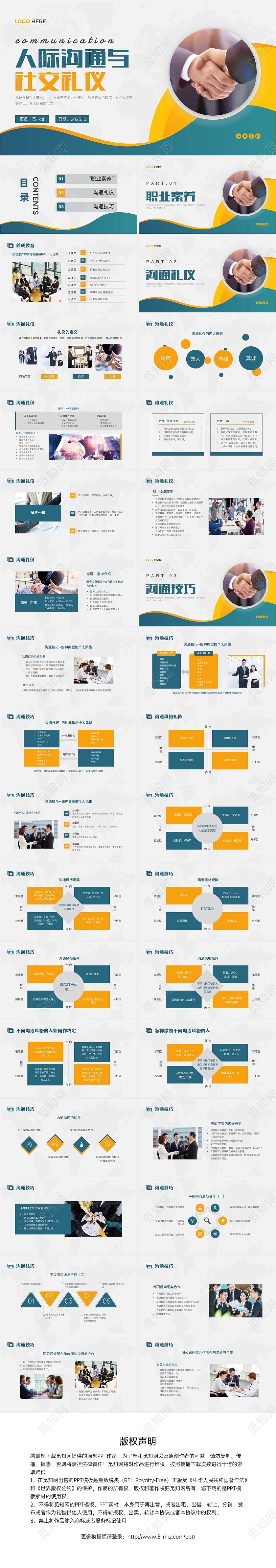 绿色黄色商务风实拍人际沟通社交礼仪培训app