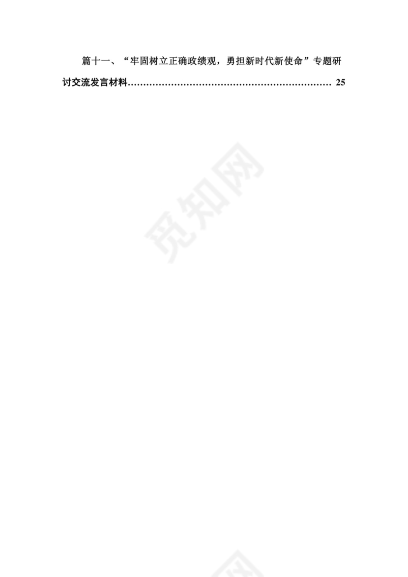 2023主题教育树立和践行正确的政绩观专题研讨发言材料【11篇】.docx