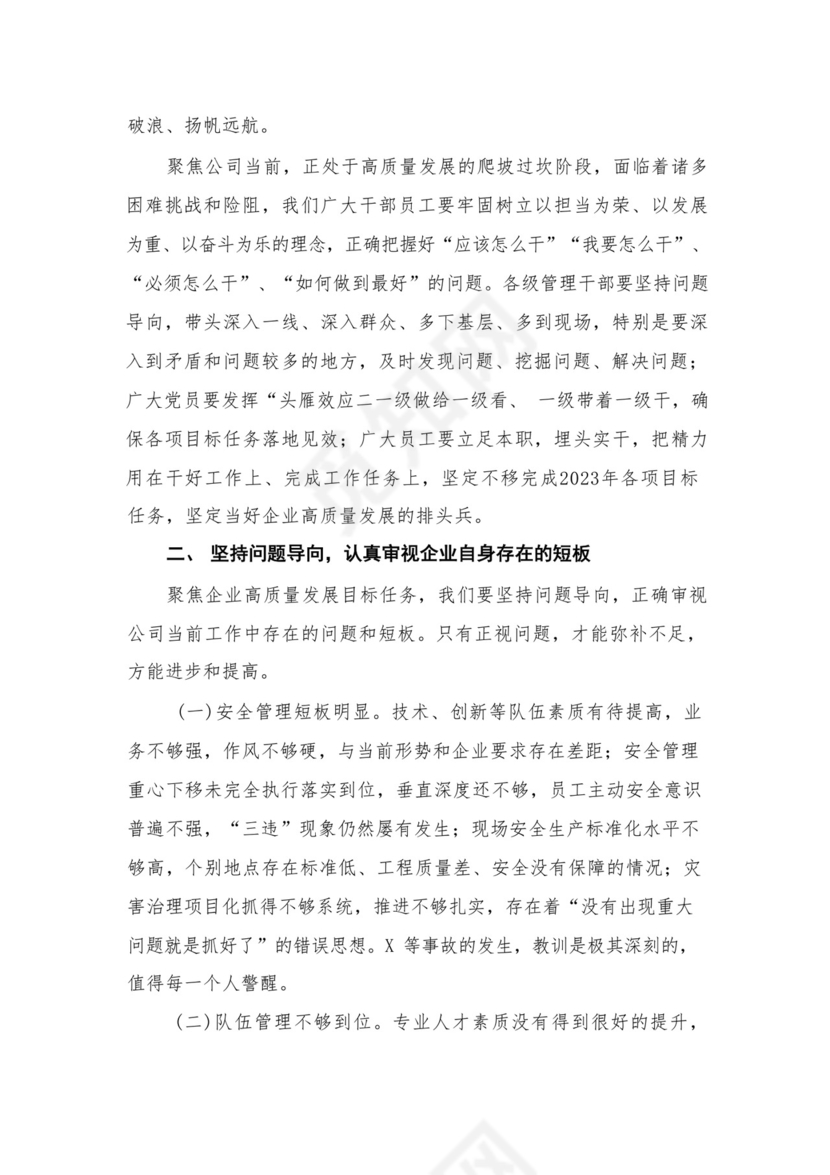 2024年度公司务虚会发言材料16篇供参考.docx