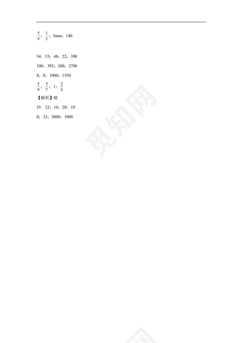 (典型易错题)第二单元除数是一位数的除法口算题-2023-2024学年三年级下册数学高频易错重难点专项培优卷（人教版）.docx