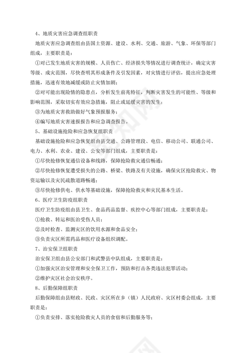 地质灾害应急预案1000字.docx