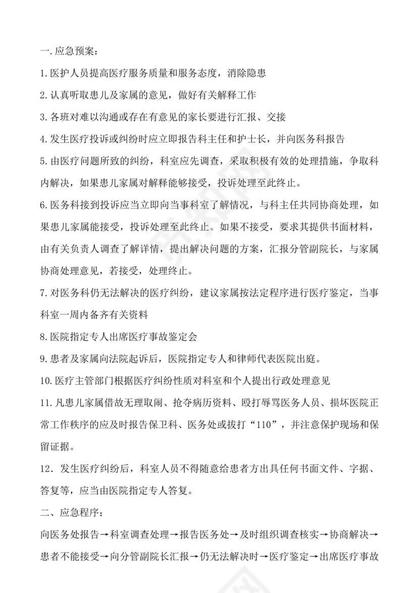 儿科应急预案.docx