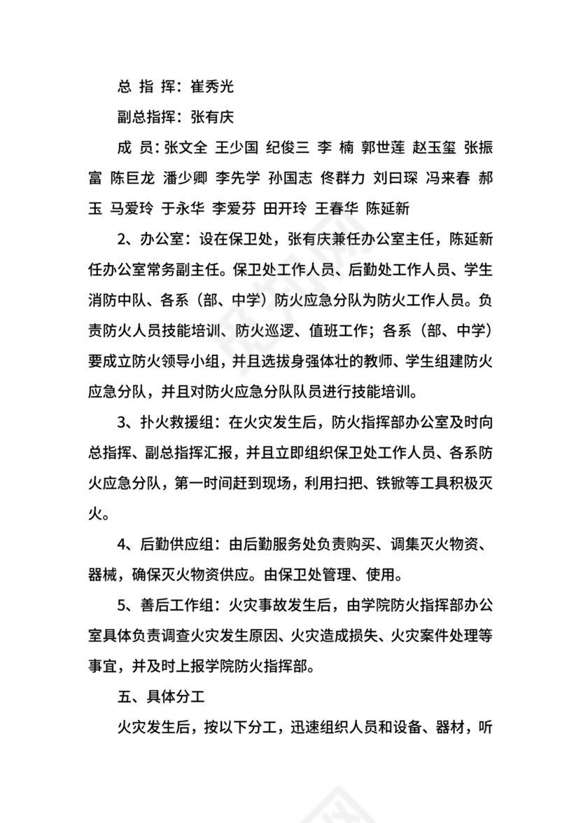 学院山林防火应急预案.docx