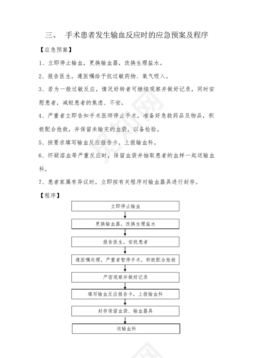 手术室应急预案整理大全23项.docx