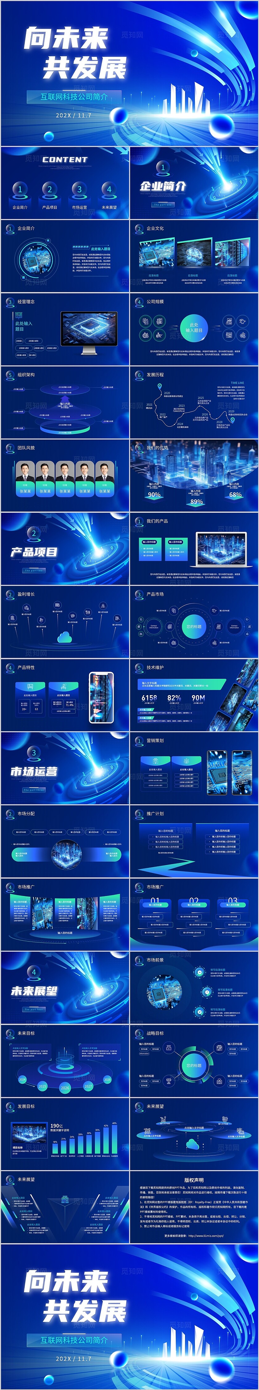 科技风IT行业网络信息化科技公司简介企业宣传产品介绍PPT公司介绍企业介绍