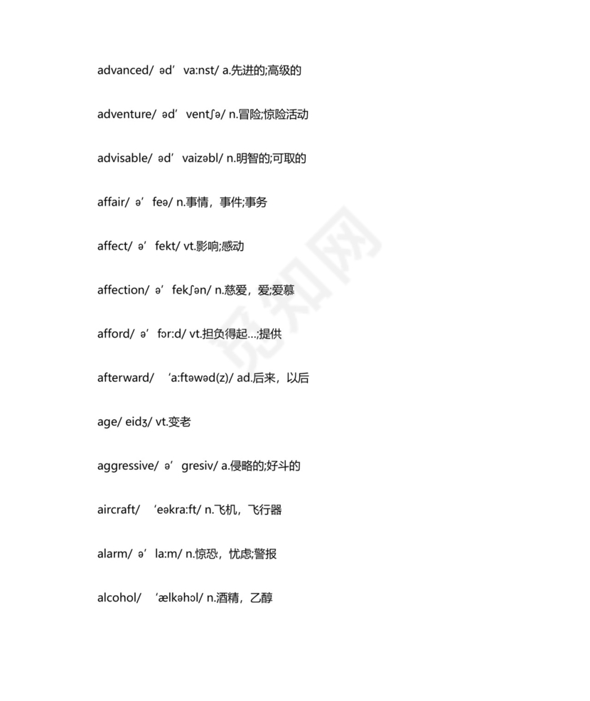 (完整版)大学英语四级词汇(带音标).doc