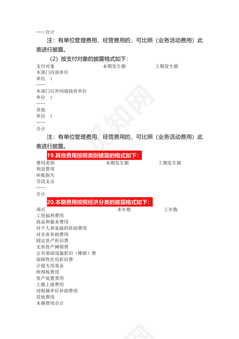 政府会计制度附注.docx