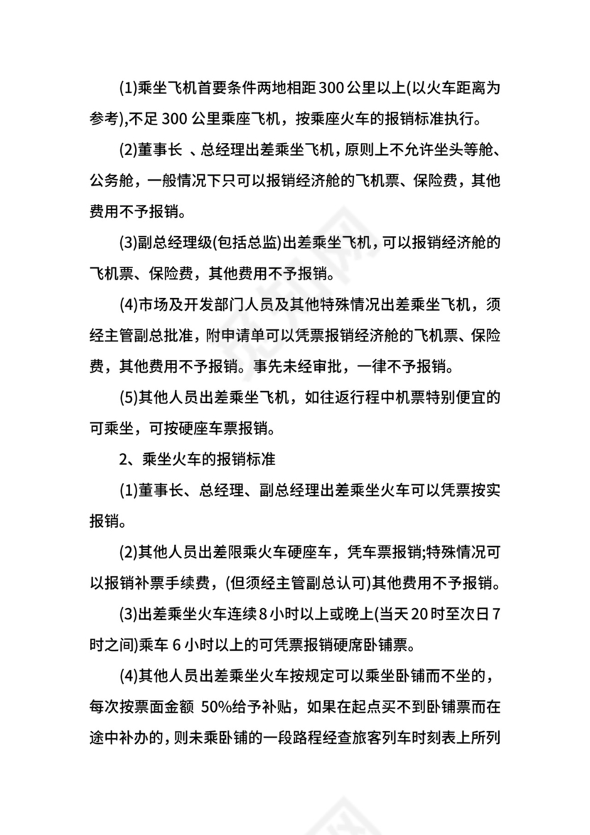 财务报销费用细则.docx