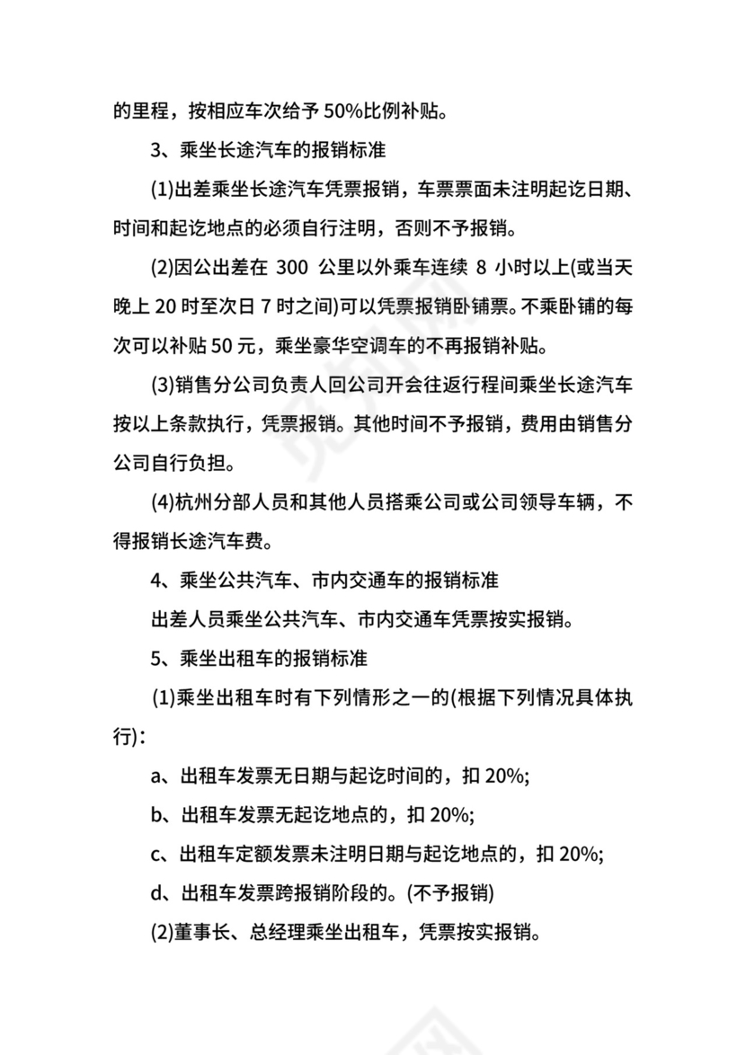 财务报销费用细则.docx