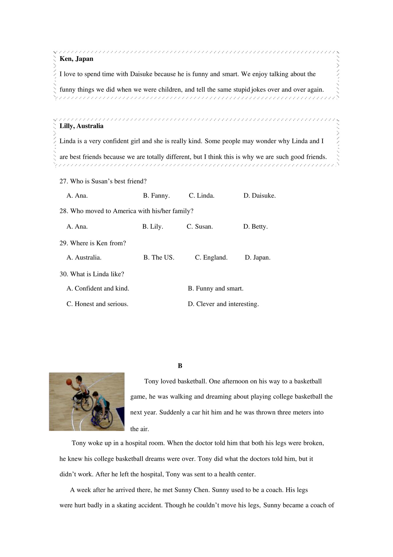 六年级小升初英语考试真题试卷(含答案).docx