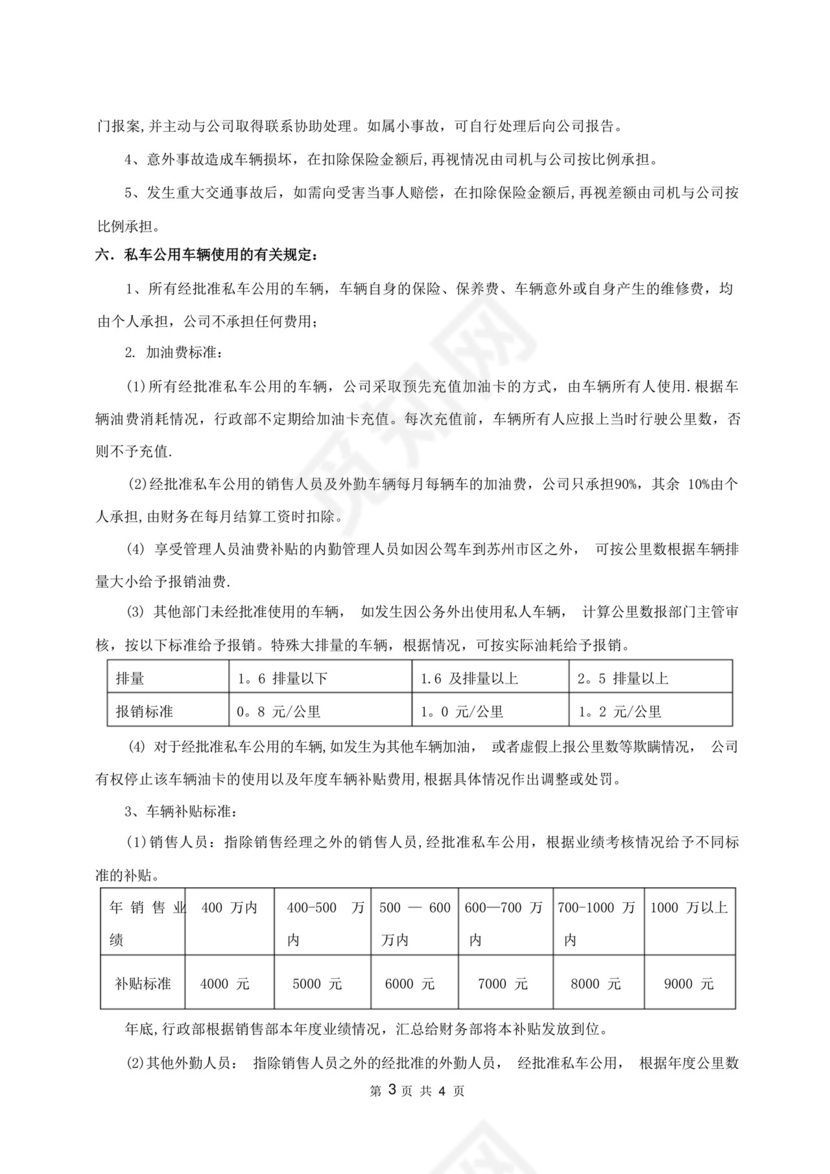 私车公用车辆管理制度.docx