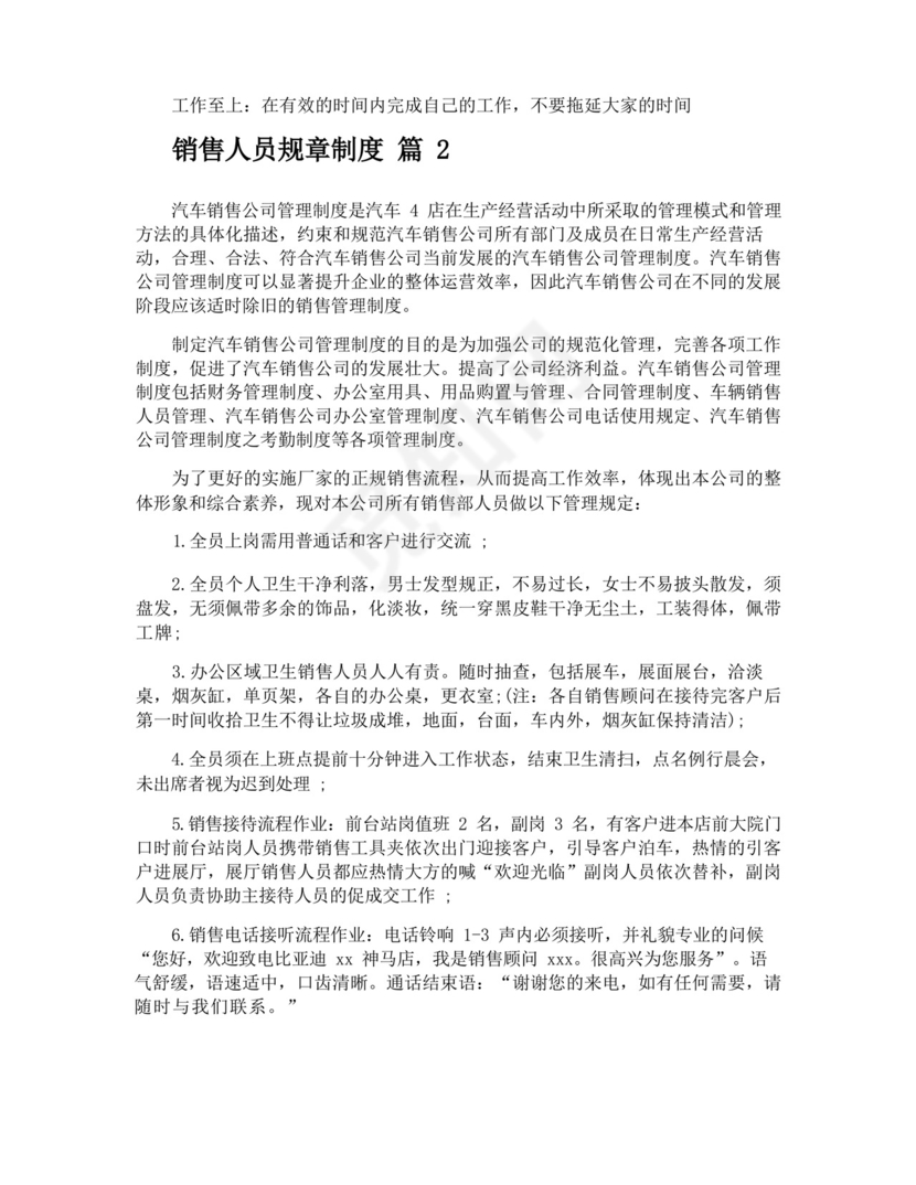 销售人员规章制度.docx