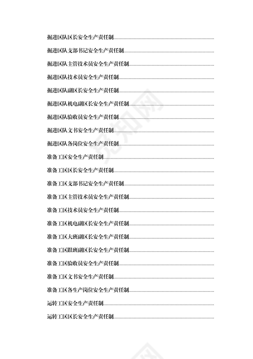 煤矿安全生产责任制(最新最全).docx