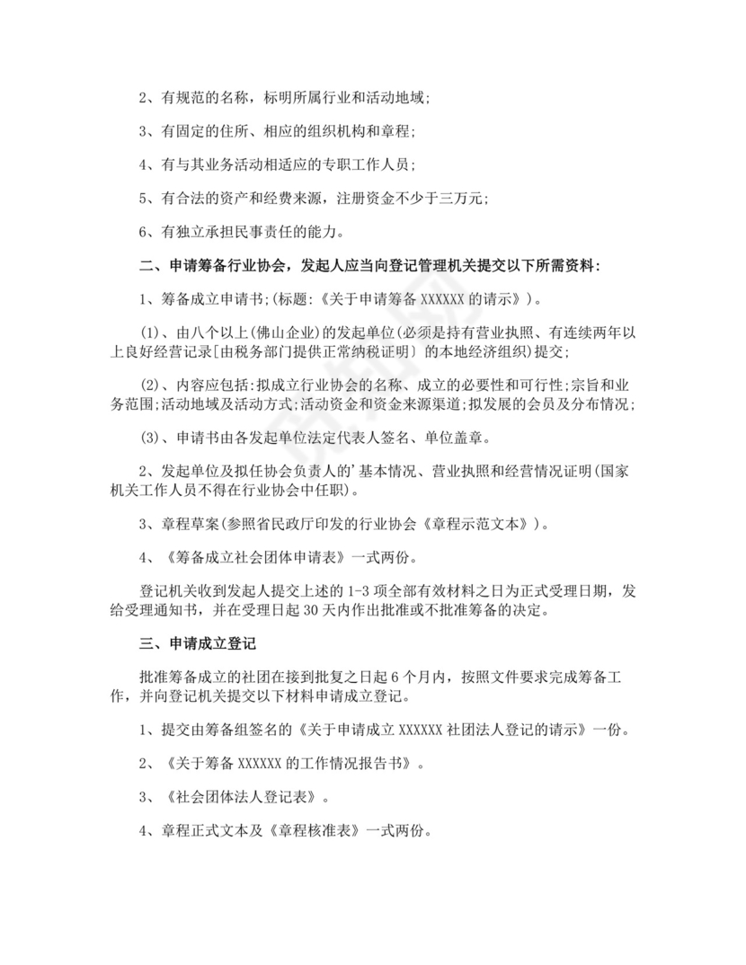 成立协会申请书精选.docx