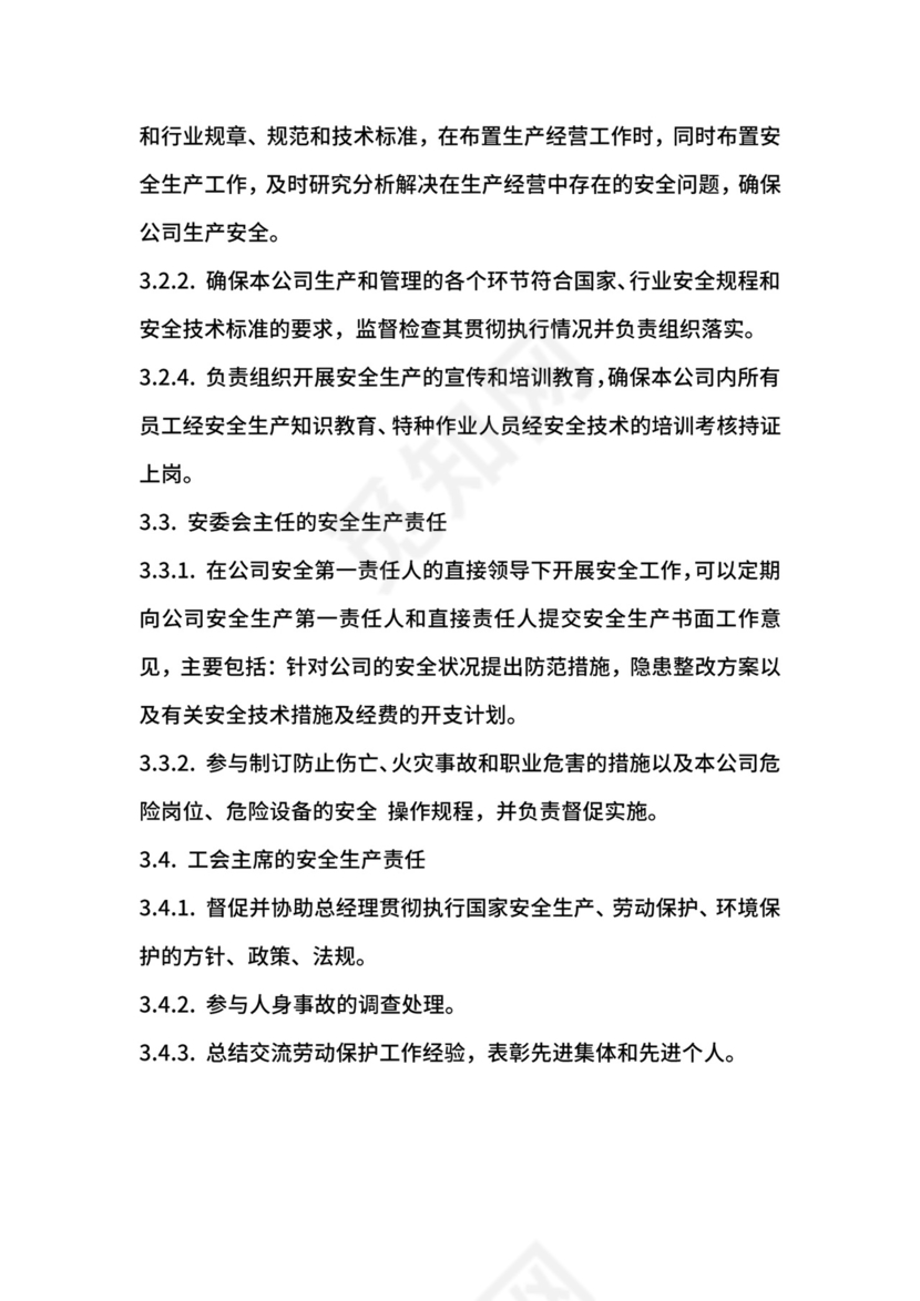 某公司安全生产责任制.docx