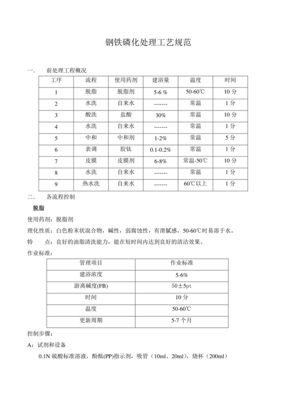 涂装磷化工艺流程.doc