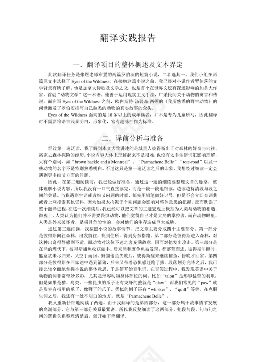 翻译实践报告.doc
