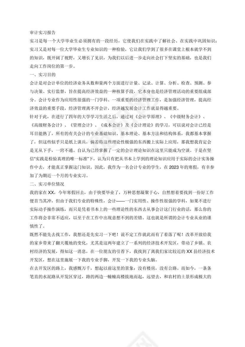 1000字的审计实习报告.docx
