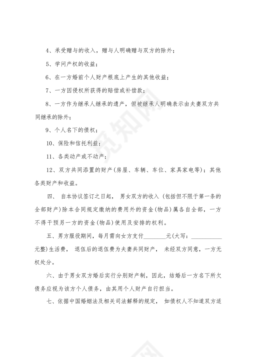 婚前婚后财产协议.docx