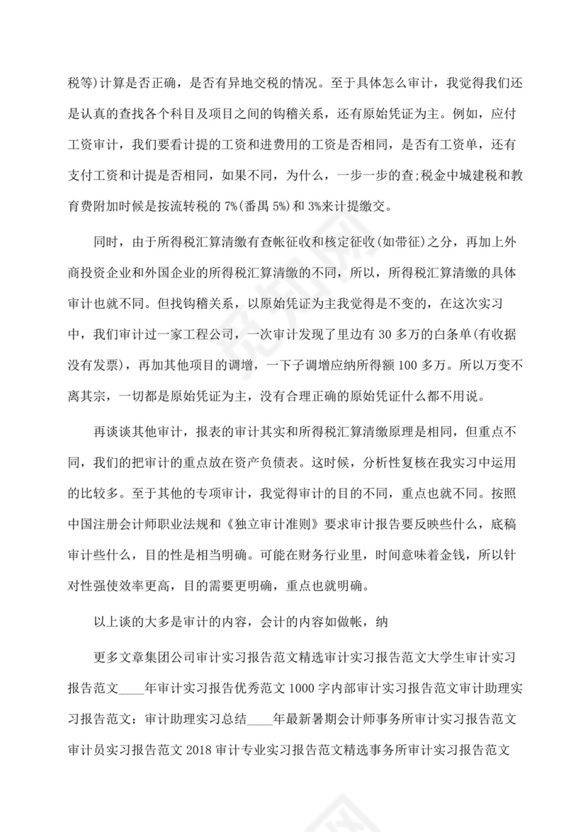 审计实习报告：审计实习报告.docx