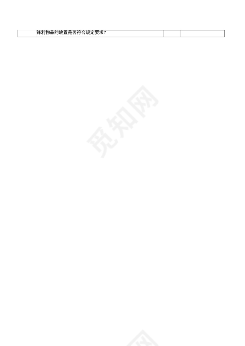 办公室安全检查表.docx