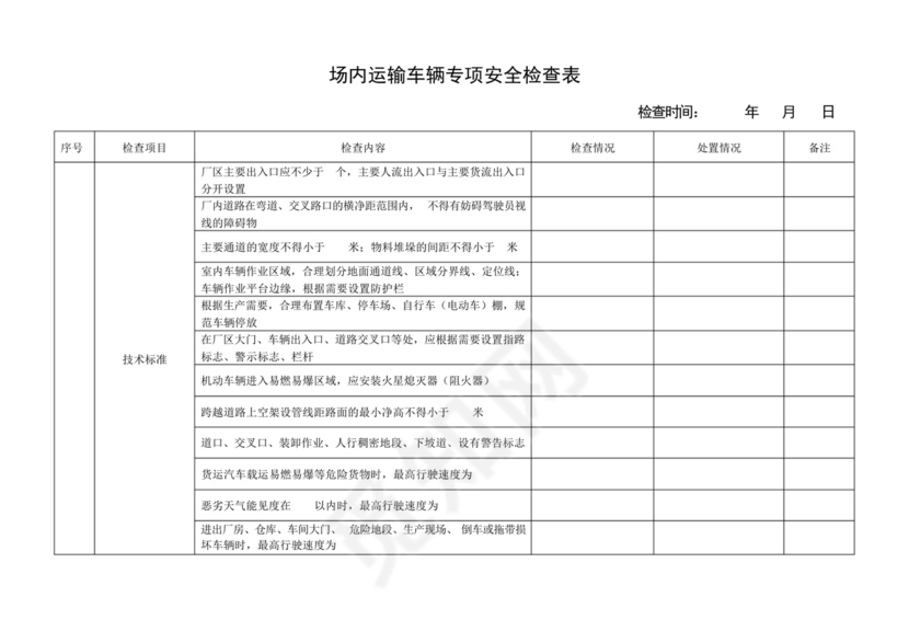 厂内运输车辆专项安全检查表.docx