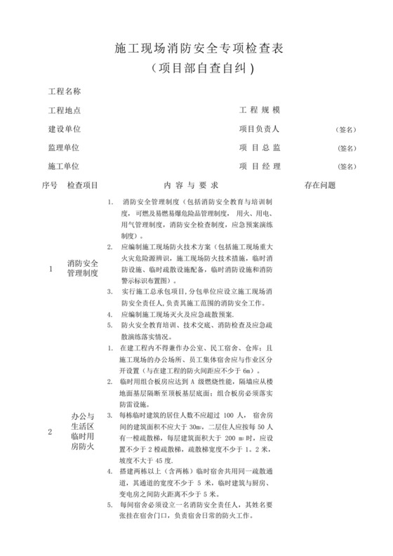 施工现场消防安全专项检查表.docx