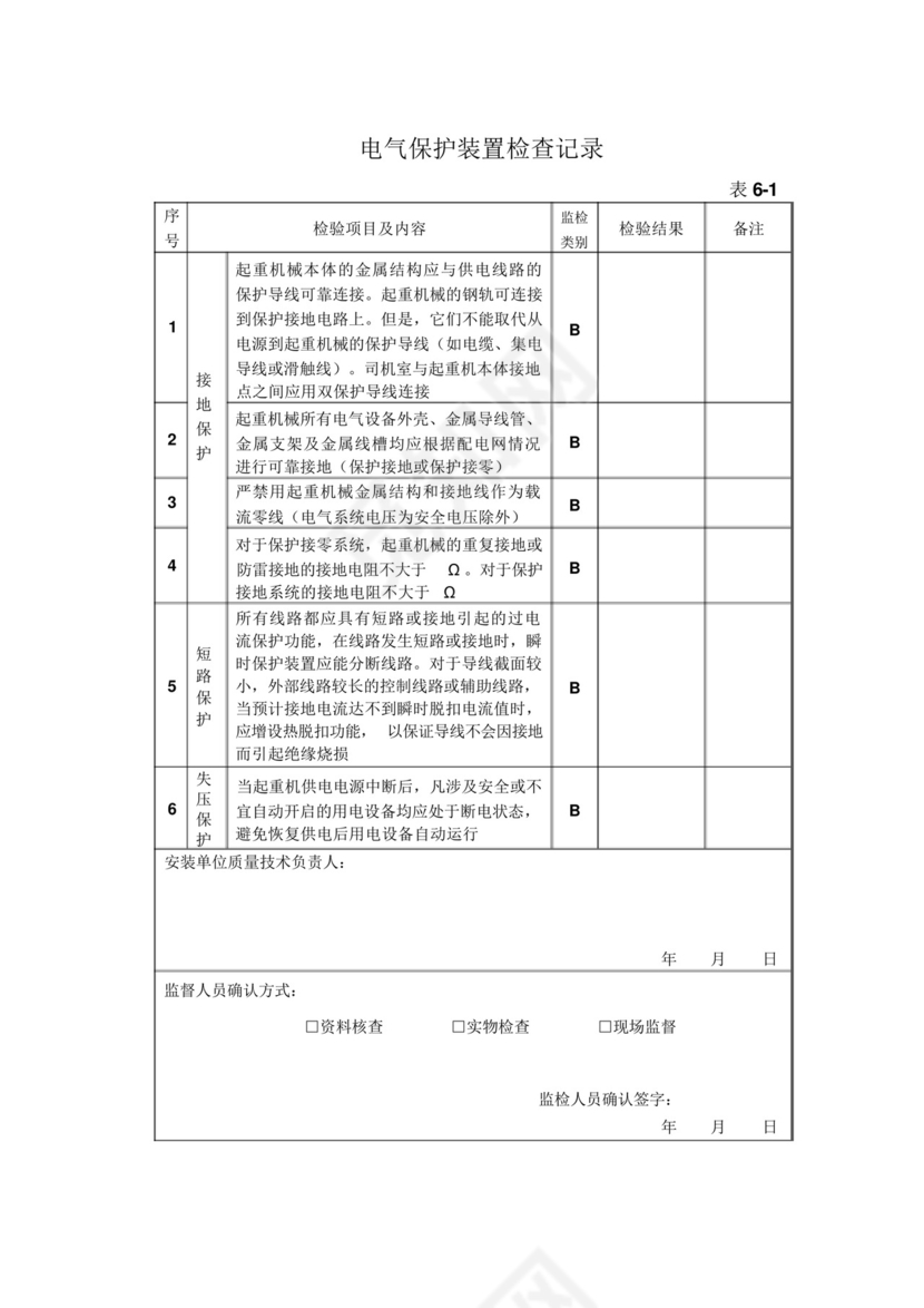 起重机安装施工自检报告.docx