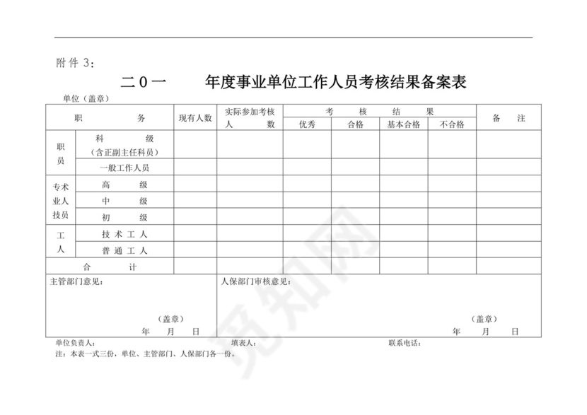 事业单位考核表.doc