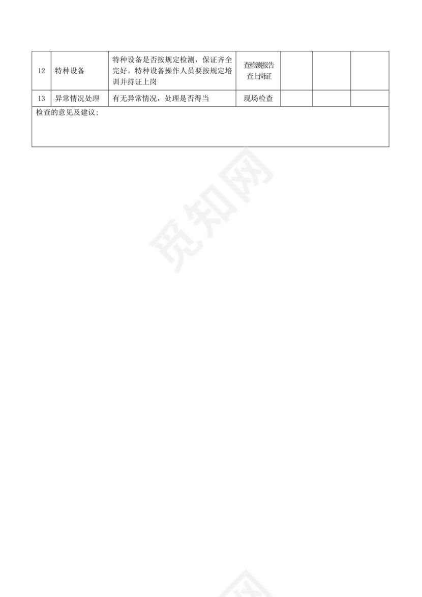 冬季安全检查表.doc