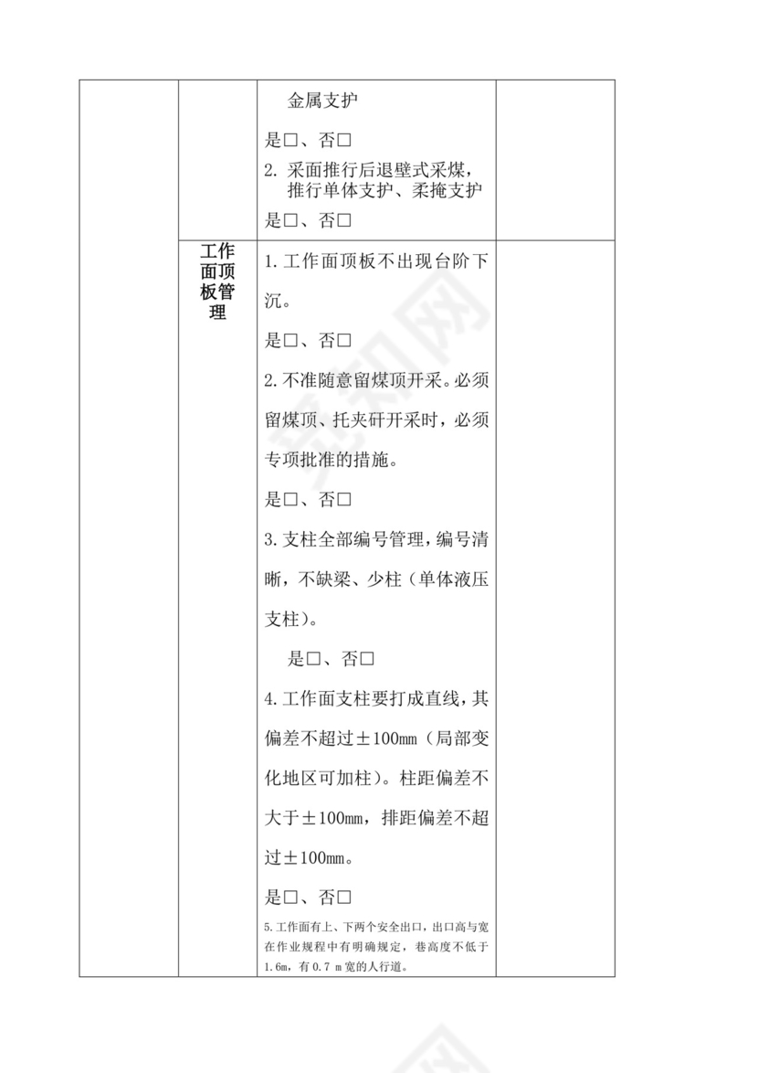 煤矿地面安全检查表.docx