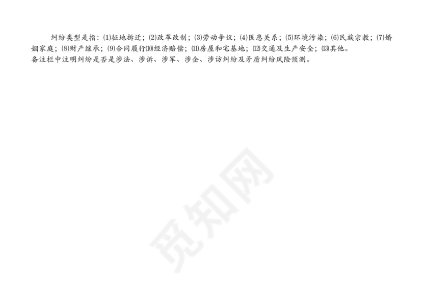 矛盾纠纷排查表.doc